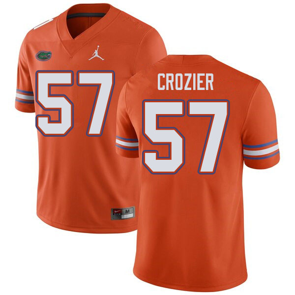 Jordan Brand Men #57 Coleman Crozier Florida Gators College Football Jerseys Sale-Orange